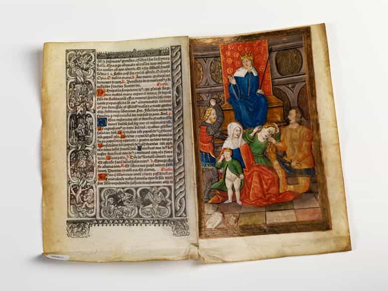 Detailabbildung: Stundenbuch-Blatt 