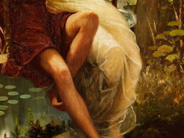 Detailabbildung: William Adolphe Bouguereau, 1825 Paris - 1905 Paris, zug.