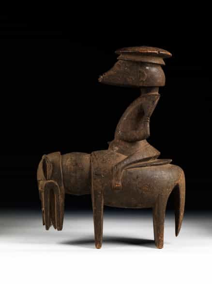 Detailabbildung: Senufo-Reiterfigur