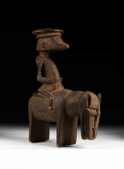 Detailabbildung: Senufo-Reiterfigur