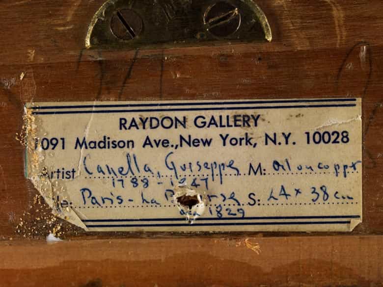 Detailabbildung: Giuseppe Canella, 1788 Verona - 1847 Florenz