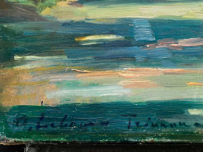 Detailabbildung: Albert Lebourg, 1849 - 1928 Rouen