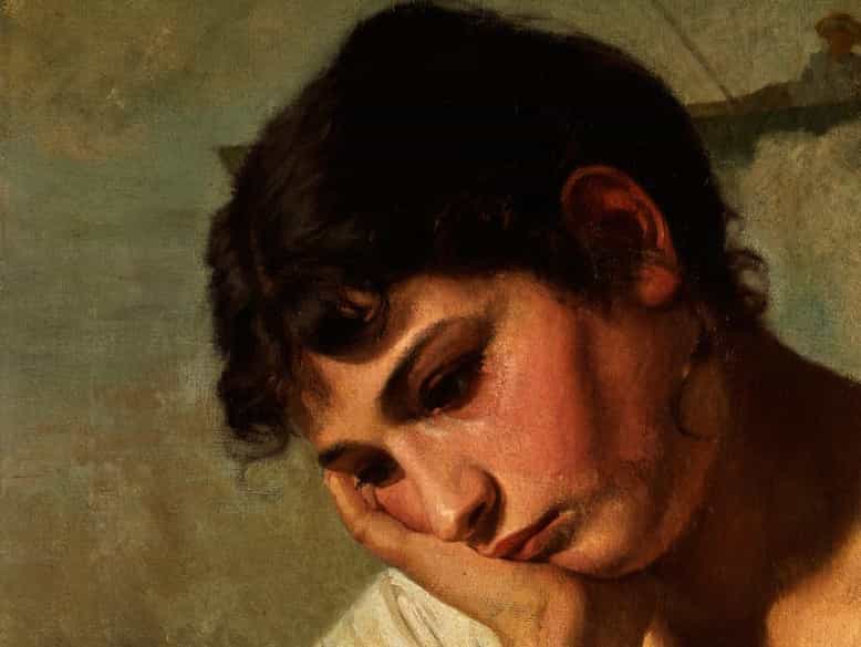Detailabbildung: Anselm Feuerbach, 1829 Speyer - 1880 Venedig, zug.