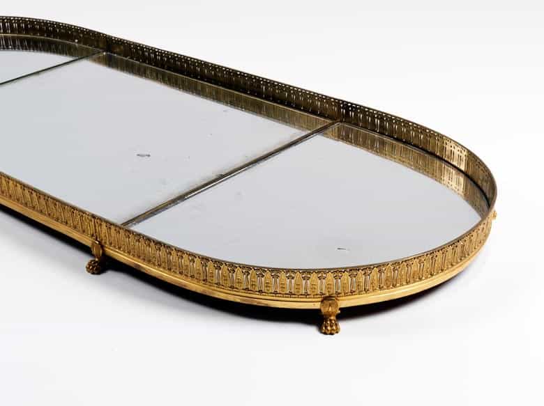 Detailabbildung: Dreiteiliger Empire-Tafelaufsatz