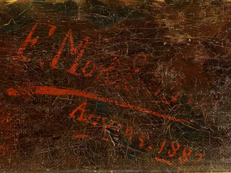 Detailabbildung: Frans Mortelmans, 1865 Antwerpen - 1936