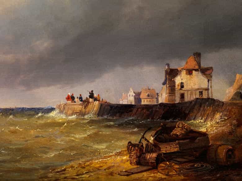 Detailabbildung: Marinemaler des 19. Jahrhunderts