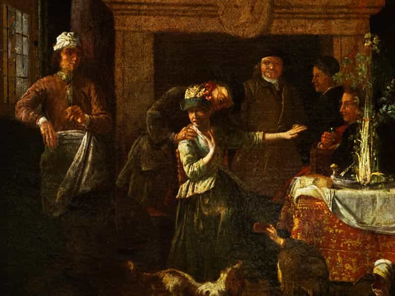 Detailabbildung: Jan Joseph Horemans, 1714 Antwerpen - nach 1790, zug.