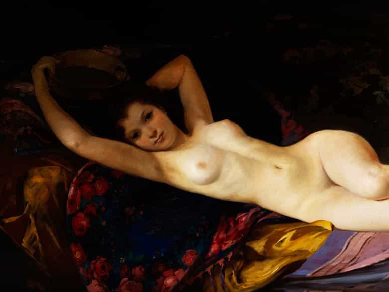 Detailabbildung: Martin Szantho, Ungarischer Maler des 19./ 20. Jahrhunderts