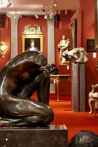 Detailabbildung: Arthur Spronken, 1930 Beek, Niederländischer Bildhauer der Moderne. 