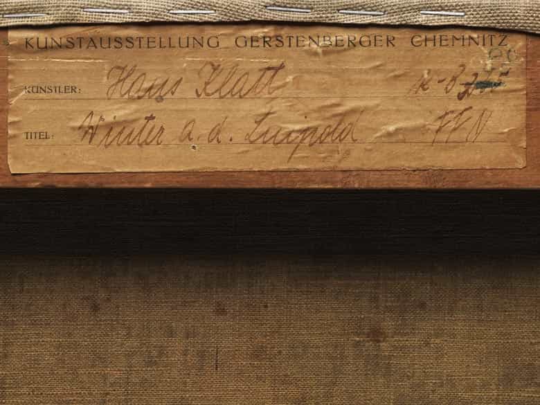 Detailabbildung: Hans (Johann) Klatt, 1876 Hammerstein - 1936 München