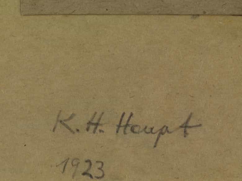 Detailabbildung: Karl Hermann Haupt, 1904 Halle (Saale) – 1983 Berlin