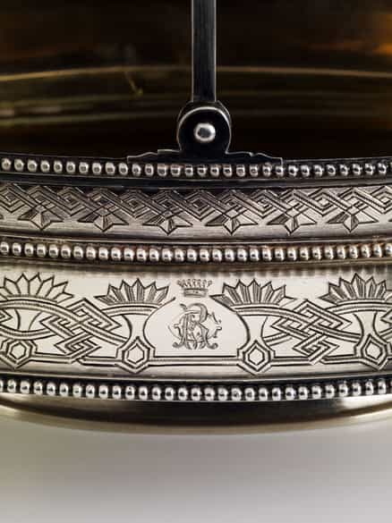 Detailabbildung: Russische Konfektschale in Silber