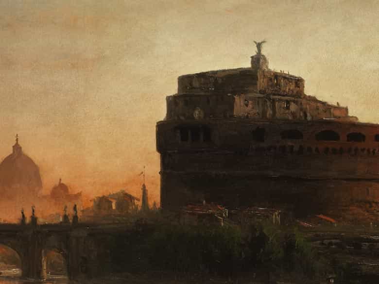 Detailabbildung: Albert Arnz, 1832 Düsseldorf - 1914