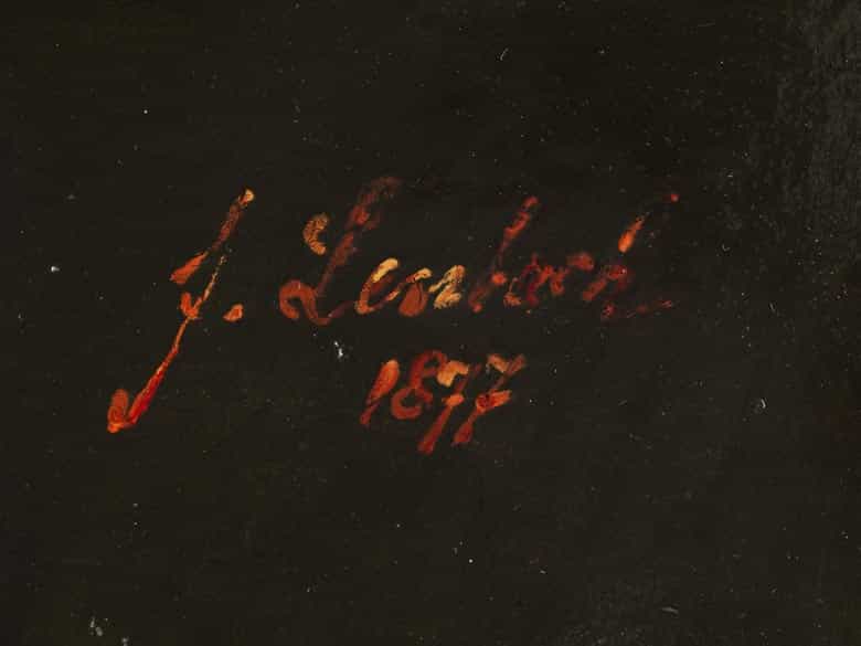 Detailabbildung: Franz von Lenbach, 1836 Schrobenhausen - 1904 München