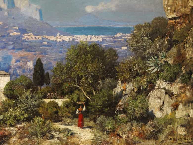 Detailabbildung: Edmund Berninger, 1843 Arnstadt - nach 1909