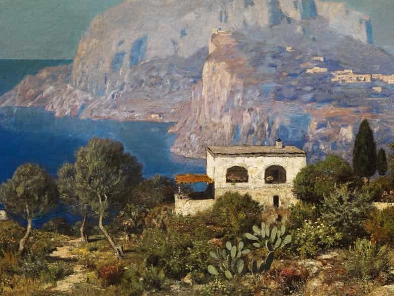Detailabbildung: Edmund Berninger, 1843 Arnstadt - nach 1909