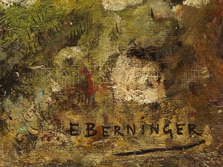 Detailabbildung: Edmund Berninger, 1843 Arnstadt - nach 1909