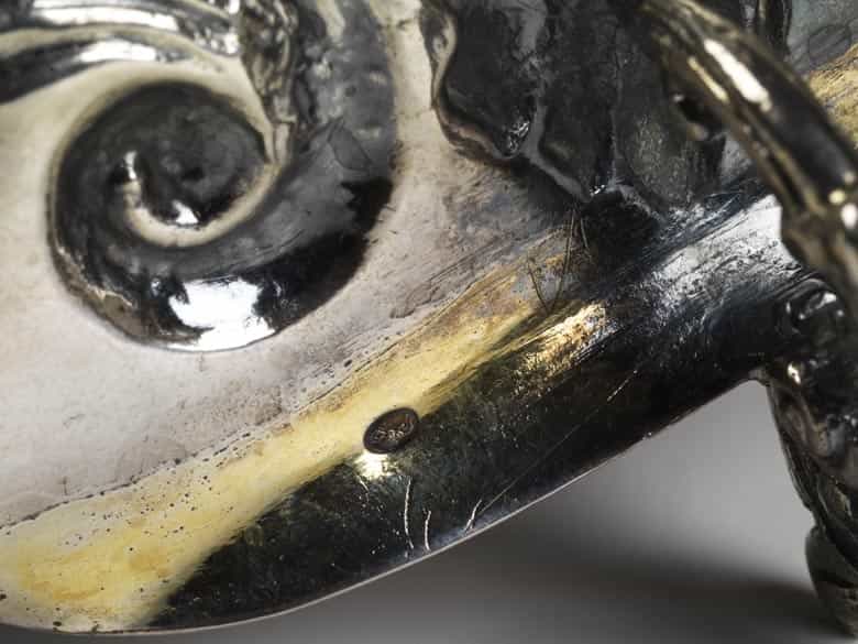 Detailabbildung: Weinprobierschale in Silber