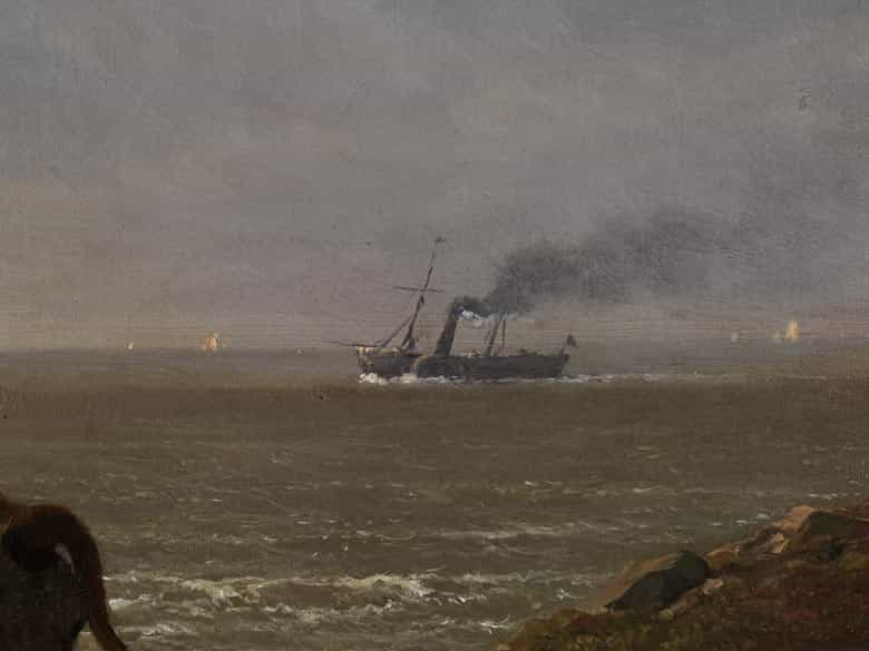 Detailabbildung: Eugène Verboeckhoven, 1799 Warneton – 1881 Brüssel