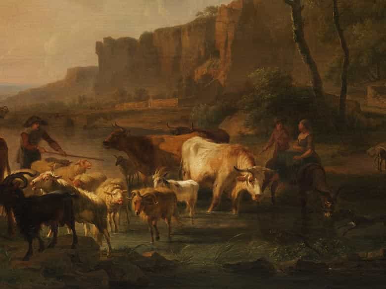 Detailabbildung: Balthasar Paul Ommeganck, 1755 Antwerpen - 1826 Antwerpen