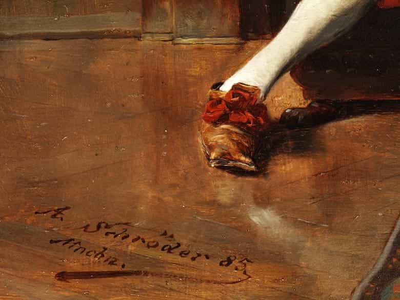 Detailabbildung: Friedrich Albert Schröder, 1854 Dresden - 1939 München