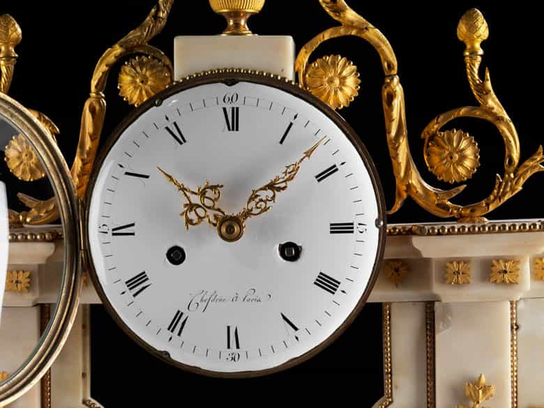 Detailabbildung: Große Louis XVI-Portaluhr