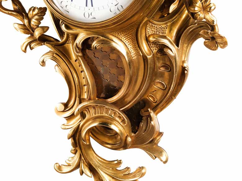 Detailabbildung: Kartelluhr im Louis XV-Stil