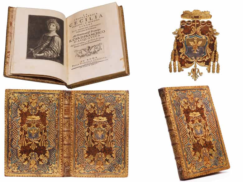 Detailabbildung: † Bibliothek No. 1 Eine große Bibliothek mit 1130 Büchern des 18. Jahrhunderts, Louis XIV und Louis XV.