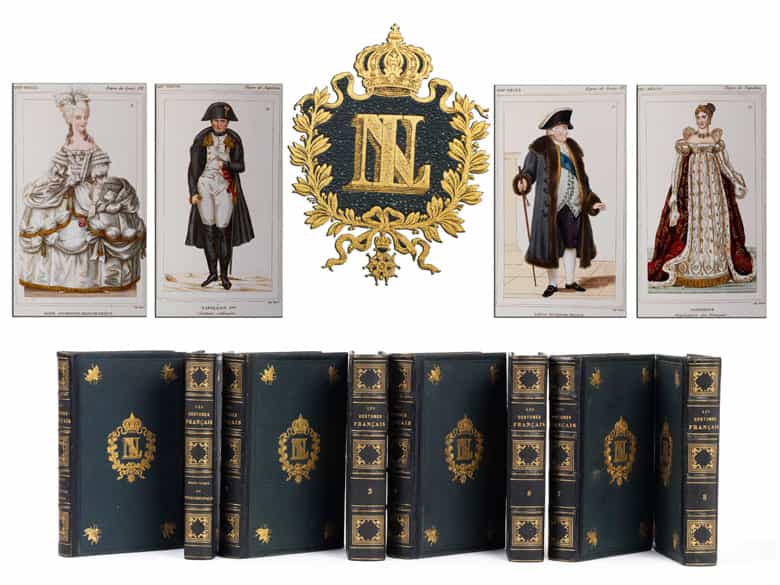 Detailabbildung: † Bibliothek No. 4 Zweite Hälfte des 19. Jahrhunderts sowie einige Bände des ausgehenden 18. und des beginnenden 20. Jahrhunderts