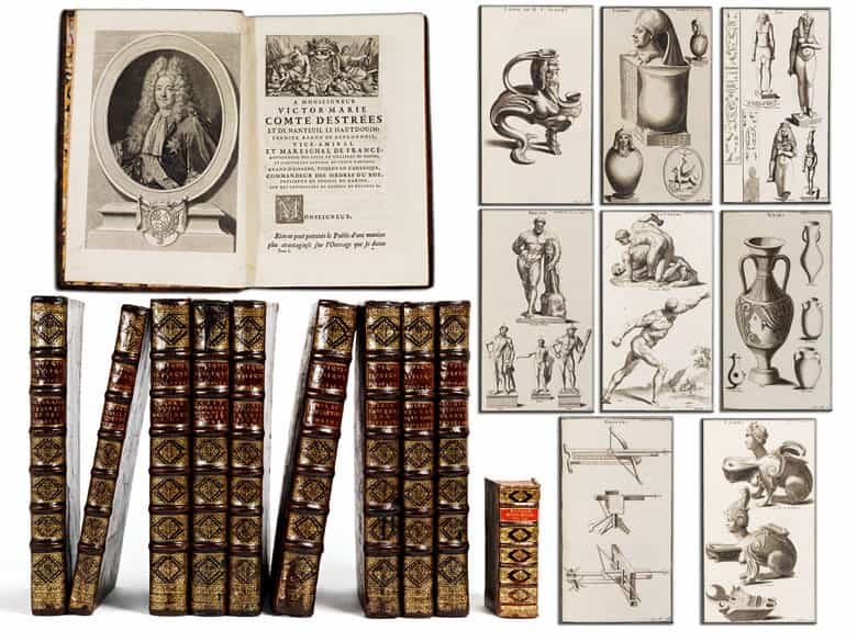 Detailabbildung: † Bibliothek No. 2 Eine Bibliothek bestehend aus 1002 Büchern des 18. Jahrhunderts