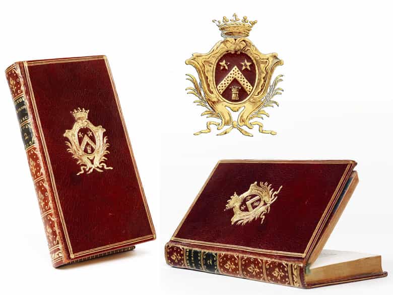 Detailabbildung: † Bibliothek No. 2 Eine Bibliothek bestehend aus 1002 Büchern des 18. Jahrhunderts
