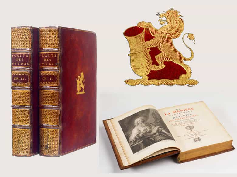 Detailabbildung: † Bibliothek No. 2 Eine Bibliothek bestehend aus 1002 Büchern des 18. Jahrhunderts