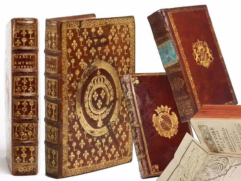 Detailabbildung: † Bibliothek No. 2 Eine Bibliothek bestehend aus 1002 Büchern des 18. Jahrhunderts