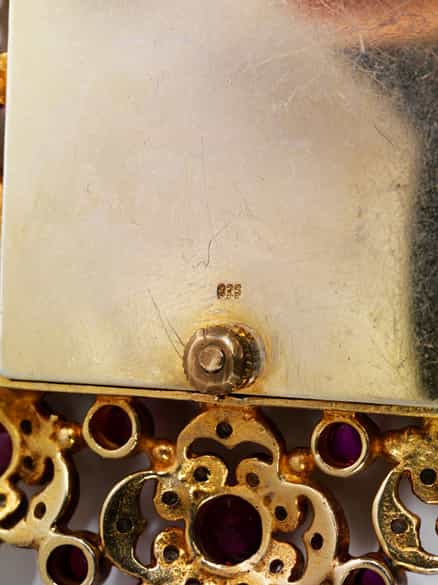 Detailabbildung: Patriarchen-Kette mit Steinbesatz