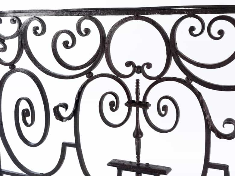 Detailabbildung: Schmiedeeisernes Gitter