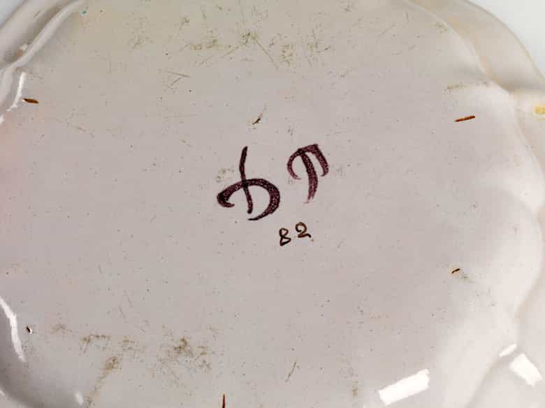 Detailabbildung: Paar Fayence-Teller