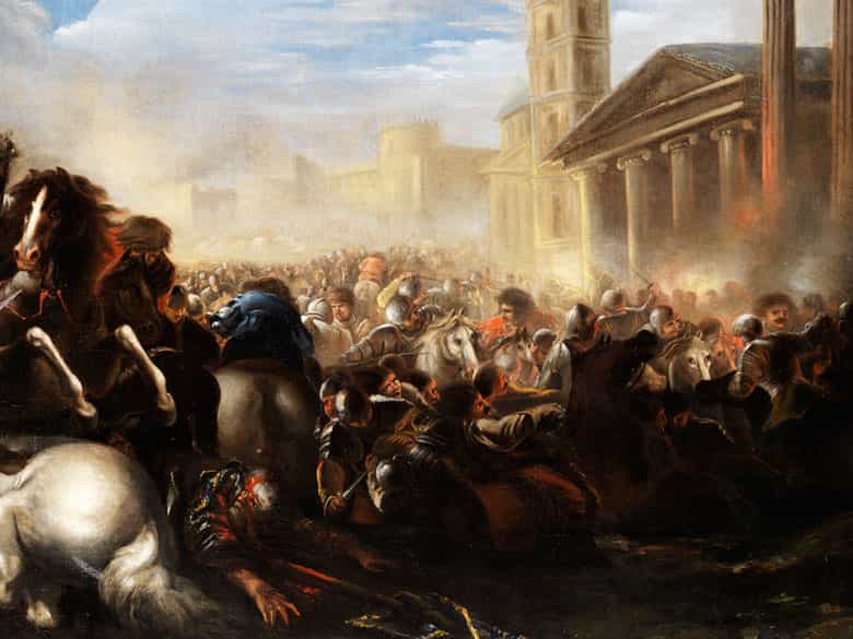 Detailabbildung: Salvator Rosa, 1615 Neapel - 1673 Rom, zug.