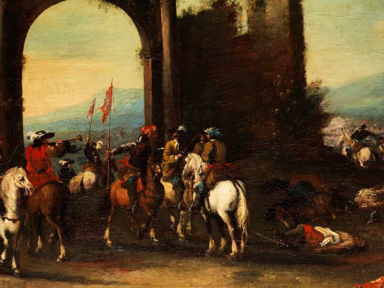 Detailabbildung: Pandolfo Reschi, 1643 Danzig - 1699 Florenz, zug.
