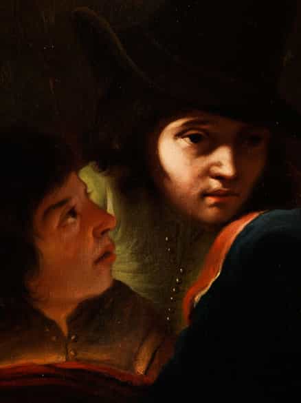 Detailabbildung: Gebrüder Le Nain, Louis Le Nain, 1593 Laon - 1648 Paris Antoine Le Nain, 1588 Laon - 1648 Paris Mathieu Le Nain, 1607 Laon - 1677 Paris