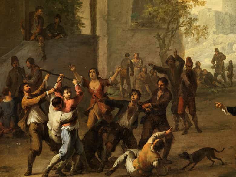 Detailabbildung: Franz de Paula Ferg, 1689- 1740, zug.