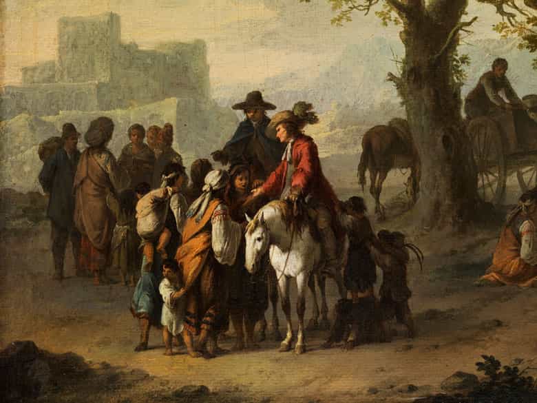 Detailabbildung: Franz de Paula Ferg, 1689- 1740, zug.