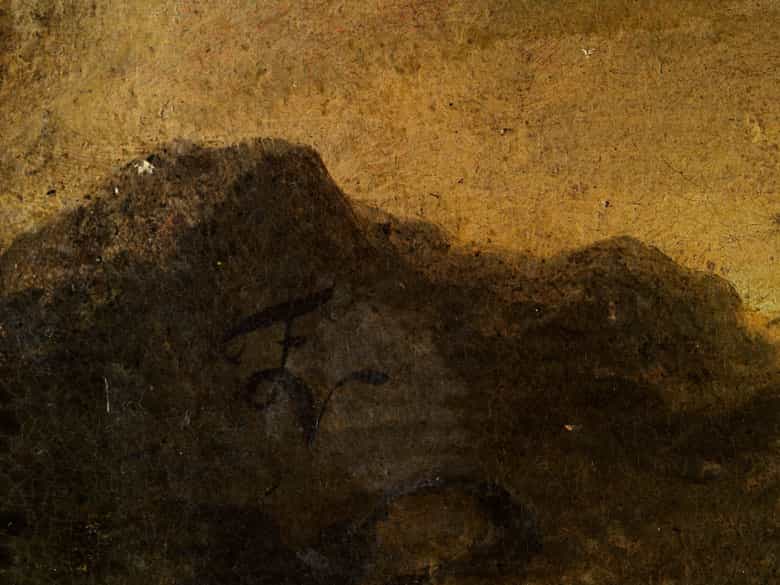 Detailabbildung: Franz de Paula Ferg, 1689- 1740, zug.