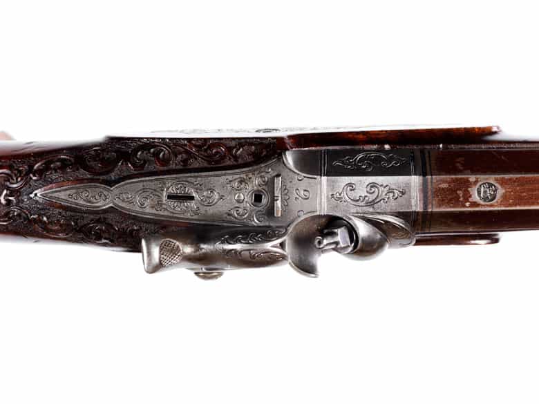 Detailabbildung: Paar Duellpistolen