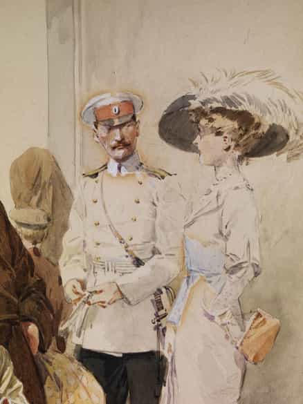 Detailabbildung: Russischer Maler des beginnenden 20. Jahrhunderts