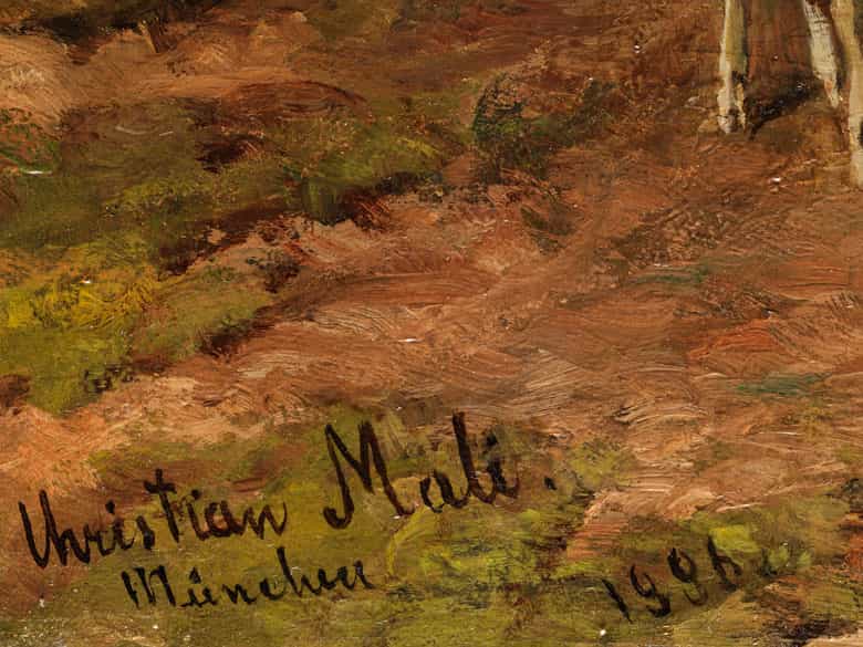 Christian Friedrich Mali, 1832 Broekhuizen 1906 München Hampel