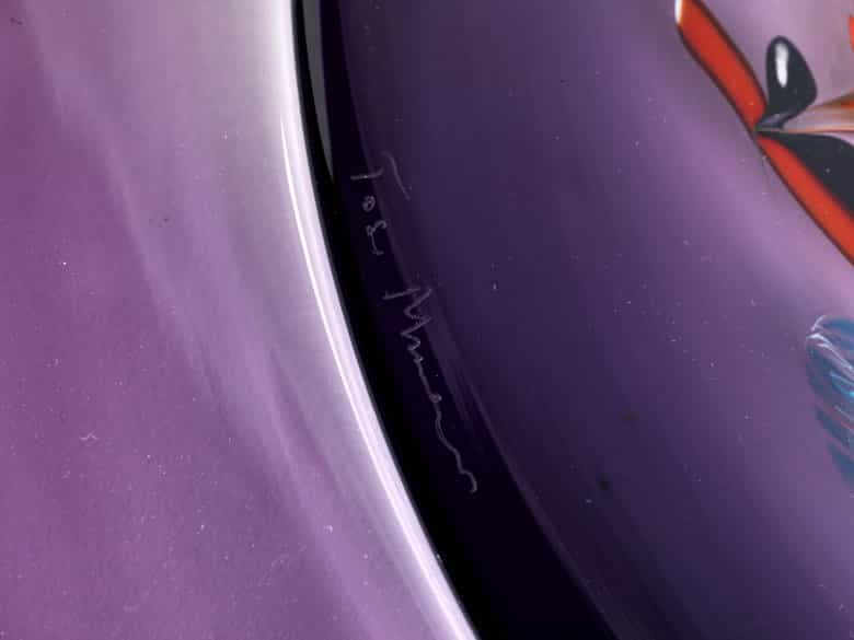 Detailabbildung: Große Murano-Glasplatte