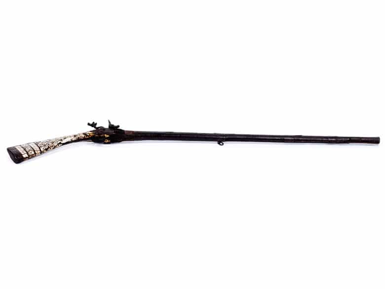 Detailabbildung: Orientalisches Steinschlossgewehr