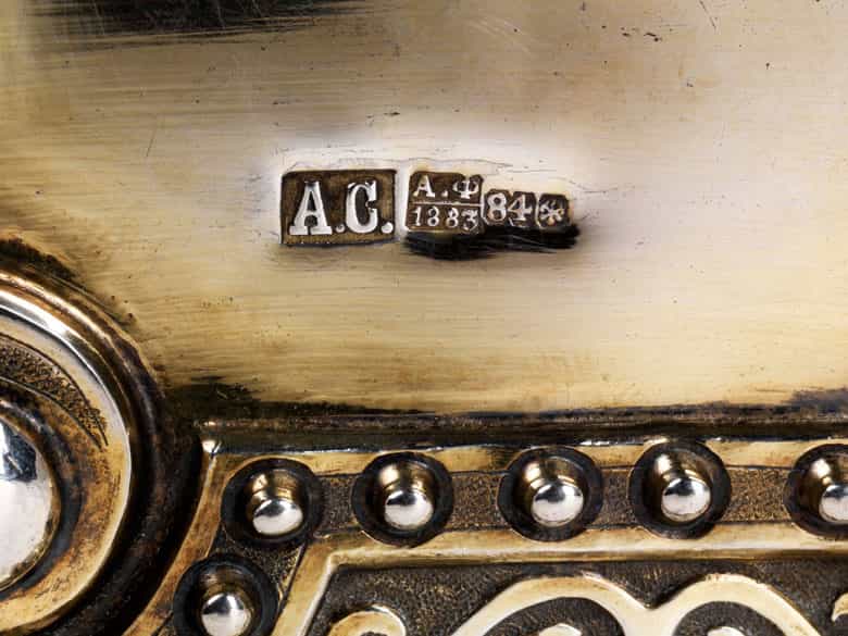 Detailabbildung: Russisches Prunk-Evangeliar, St. Petersburg, 19. Jahrhundert