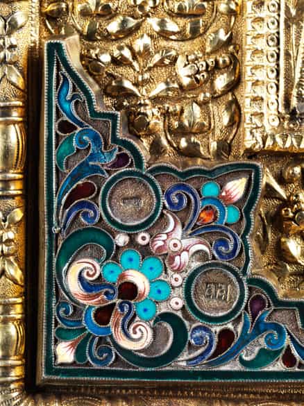 Detailabbildung: Ikone des Heiligen Nikolaus, der Wundertäter