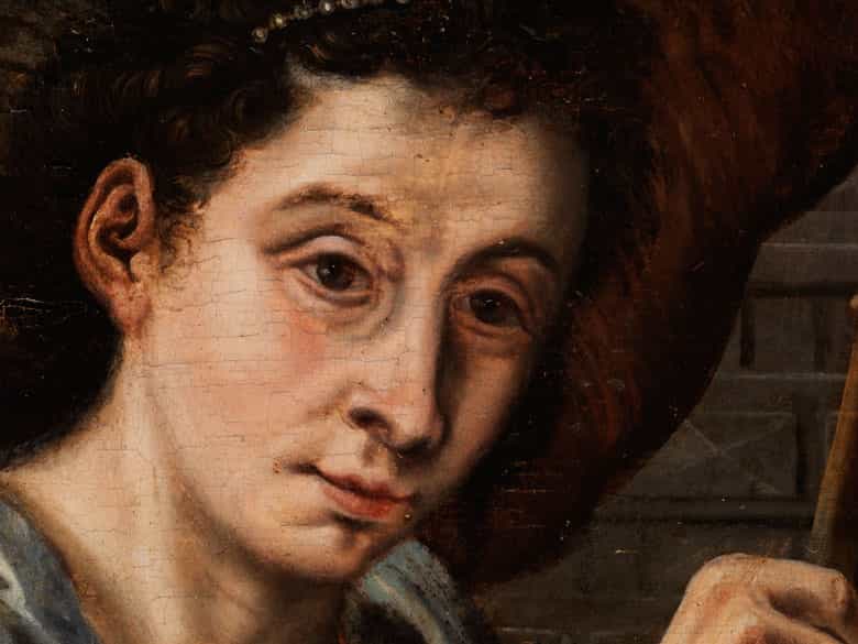 Detailabbildung: Frans Floris, 1519 Antwerpen - 1570, zug.
